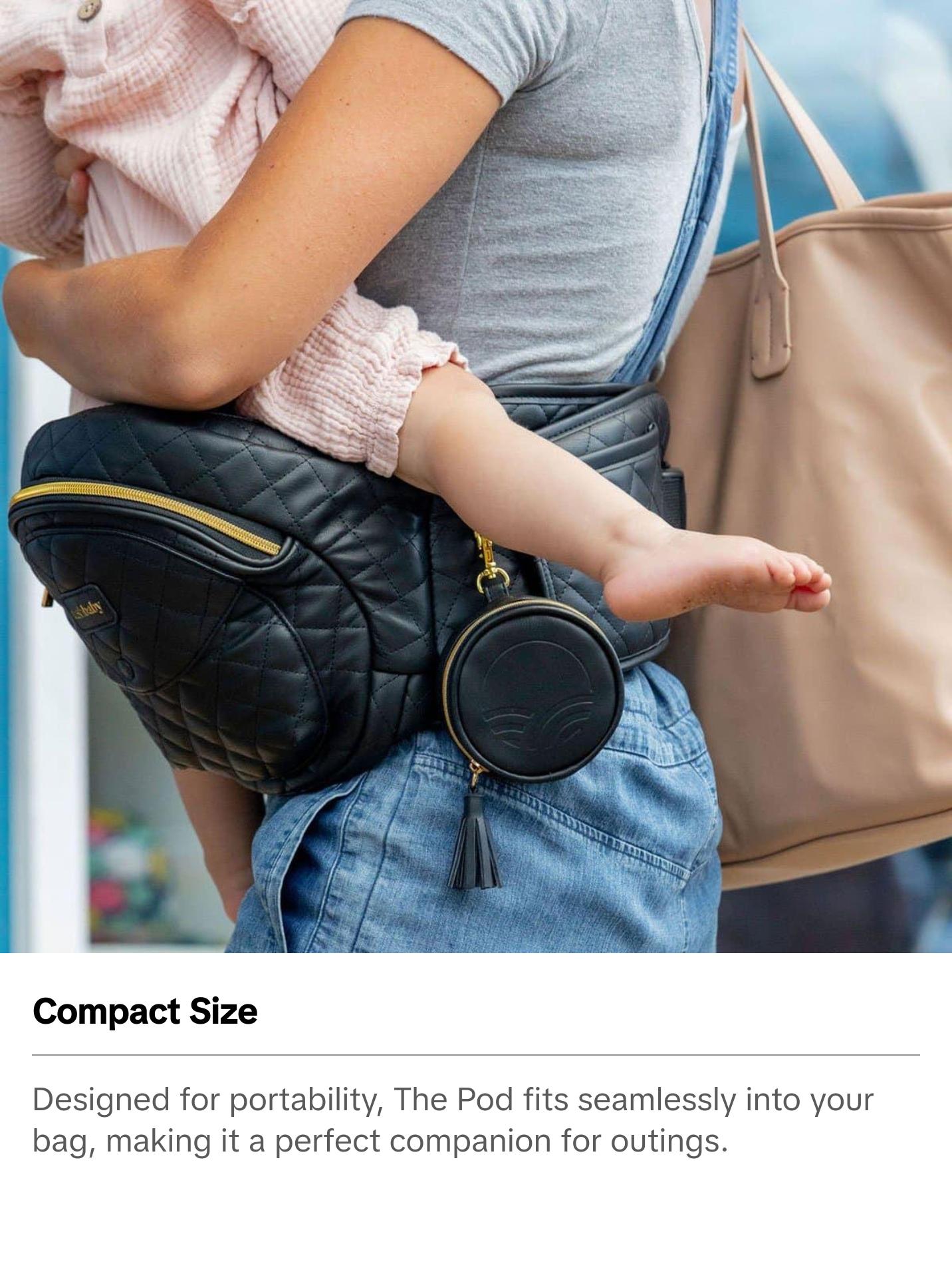 Tushbaby Pod- Portable Pacifier Case, Doubles as Coin Purse