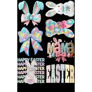 EASTER (1) PREMADE GANGSHEET - 22X36 DTF TRANSFERS - DIRECT TO FILM