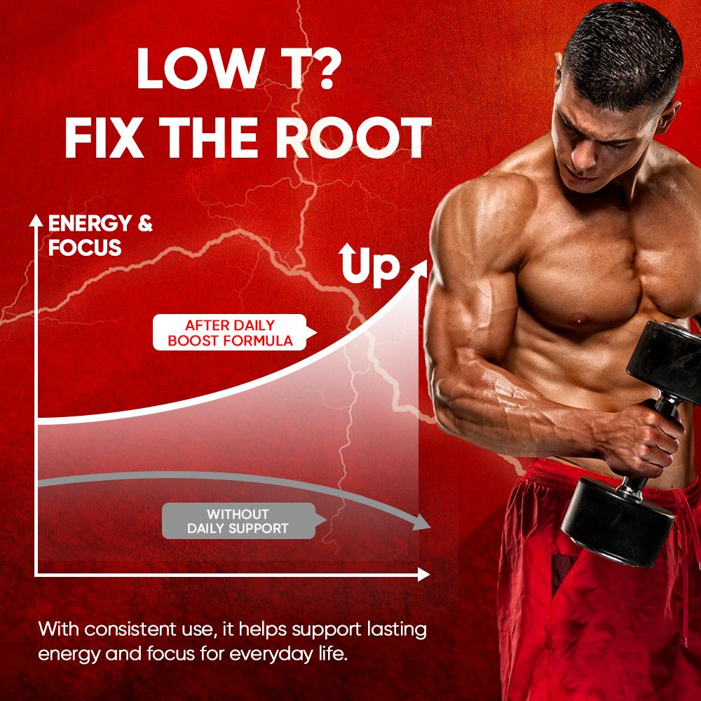 DrBioCare T-LEVEL Power Support – Men’s Energy, Strength & Performance Formula | Stamina Complex
