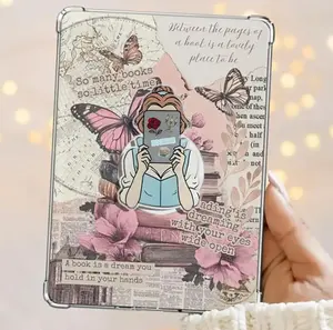 Reading On A Kindle Aesthetic Girl Kindle Grip Cute Kindle Accessories Phone Holder PopSocket Phone Grip Magnetic Pop Socket Phone Grip
