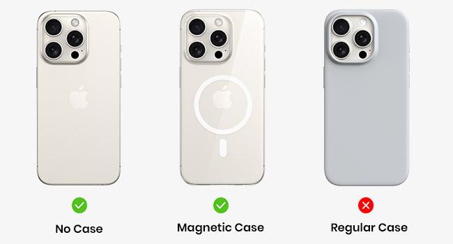 INIU Wireless Charger, 15W Fast Charging Magnetic Wireless Charger Stand Travel Essential Wireless Charging Station with Sleep-Friendly Adaptive Light, for iPhone 17/16/15/14/13/12 Series Airpods Multifunctional Portable Adapter Smartphone Multifunctional