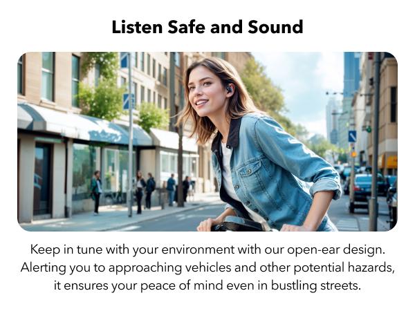 soundcore V20i by Anker Open-Ear Headphones, Adjustable Ear Hooks, Ultra-Comfort, Snug Fit, Powerful Sound, Clear Calls, IP55, 36H Playtime, Bluetooth 5.4 Wireless Earbuds, Multipoint Connection