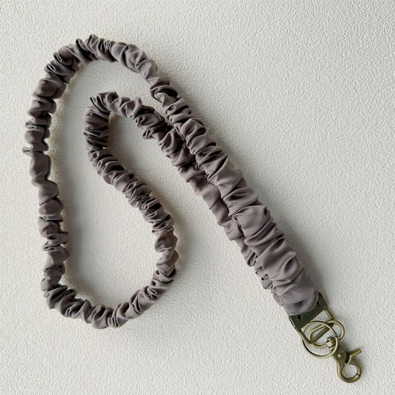Elastic Hairband Lanyard Keychain for Women Hands-Free ID Key Holder Necklace Stretchy Lightweight Design Cute Practical Accessory for Teachers Office School Travel Daily Use Gift Giving