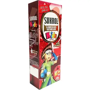 Sukrol Cherry Flavor Dietary Supplement 8.11 oz fl - Suplemento Multivitaminico sabor Cereza (Pack of 1)