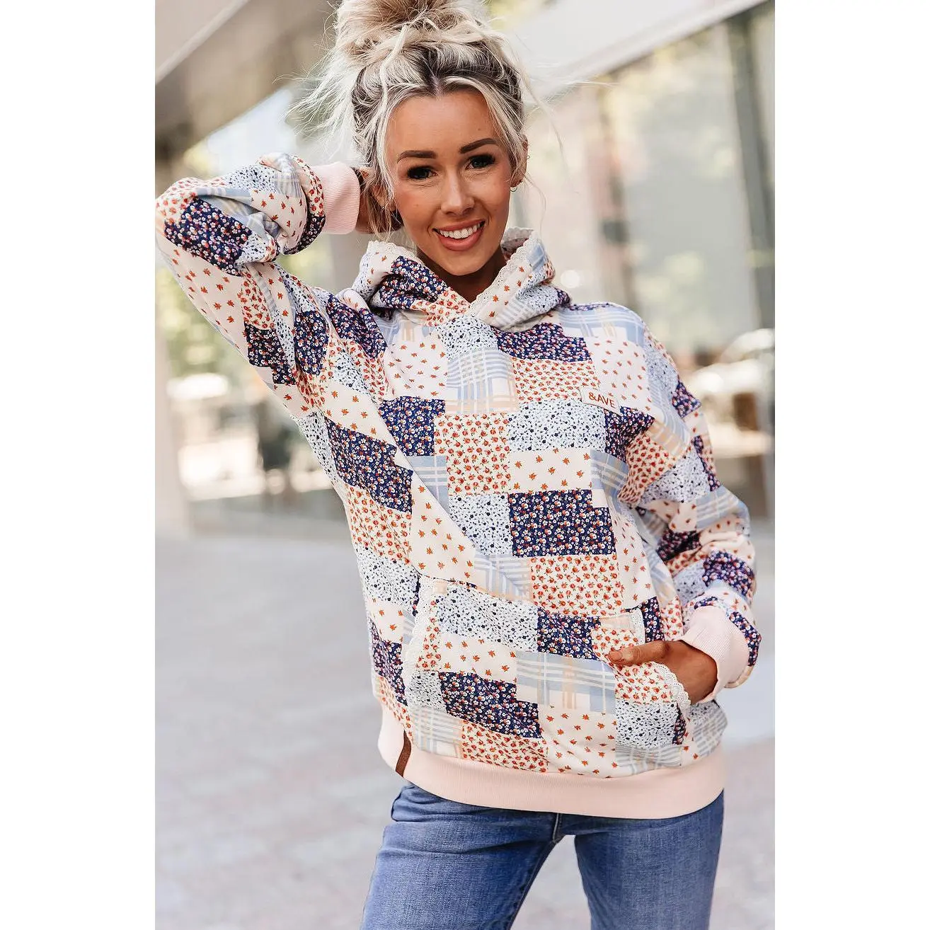 Everywear Hoodie - Patchwork Lace