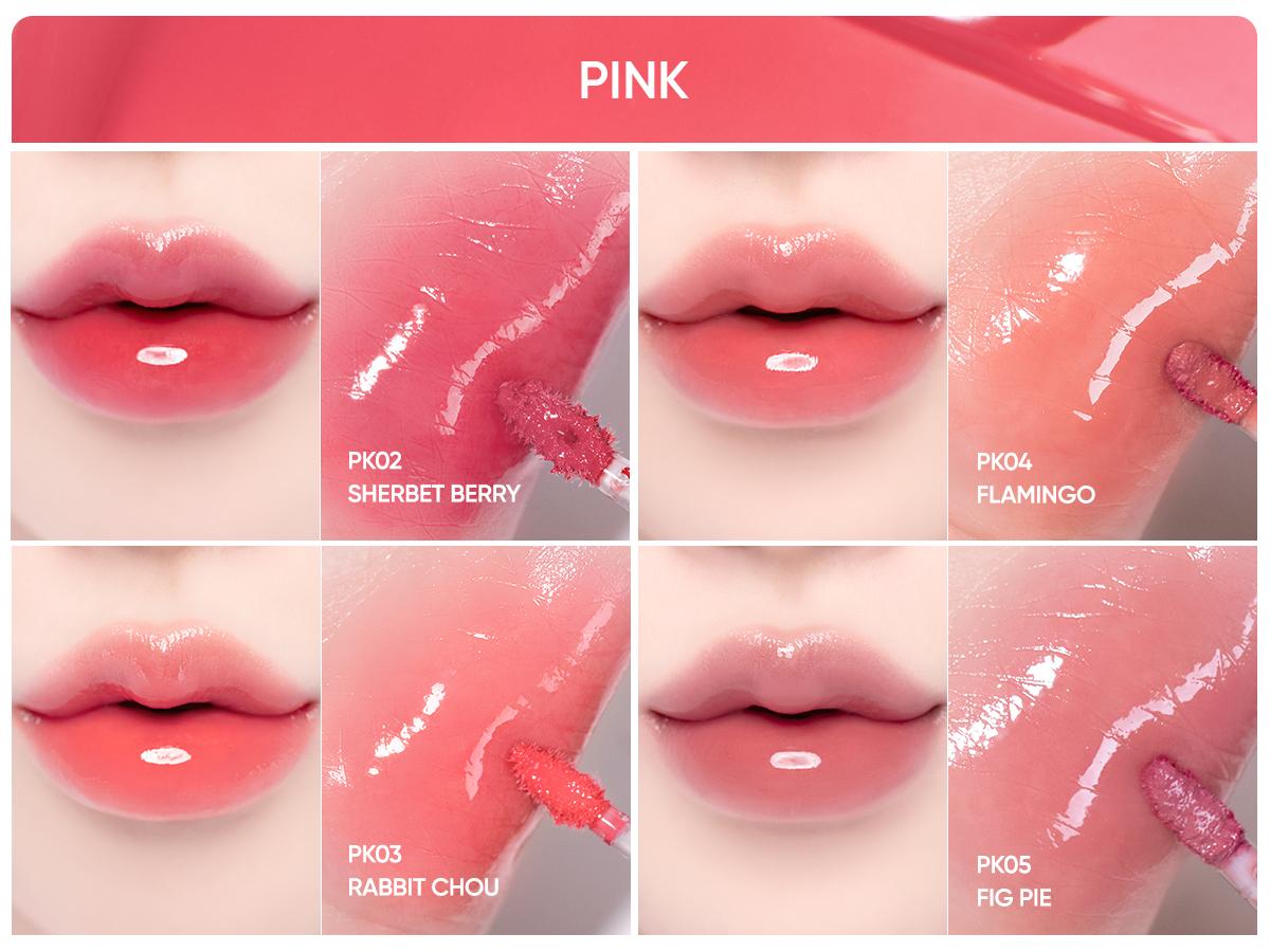 B. by BANILA Dew Glow Lip Tint - High-Shine Glossy Finish for Juicy Lips with Comfortable Wear & Hydration - Korean Makeup Lip Gloss