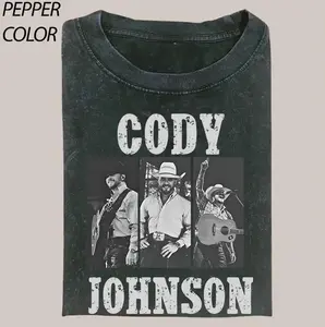 Retro Cody Johnson Tshirt, Nashville Shirt, Western Shirt, Country Music Shirt, Gift For Fan Unisex T-Shirt, Menswear Womenswear Streetwear Top