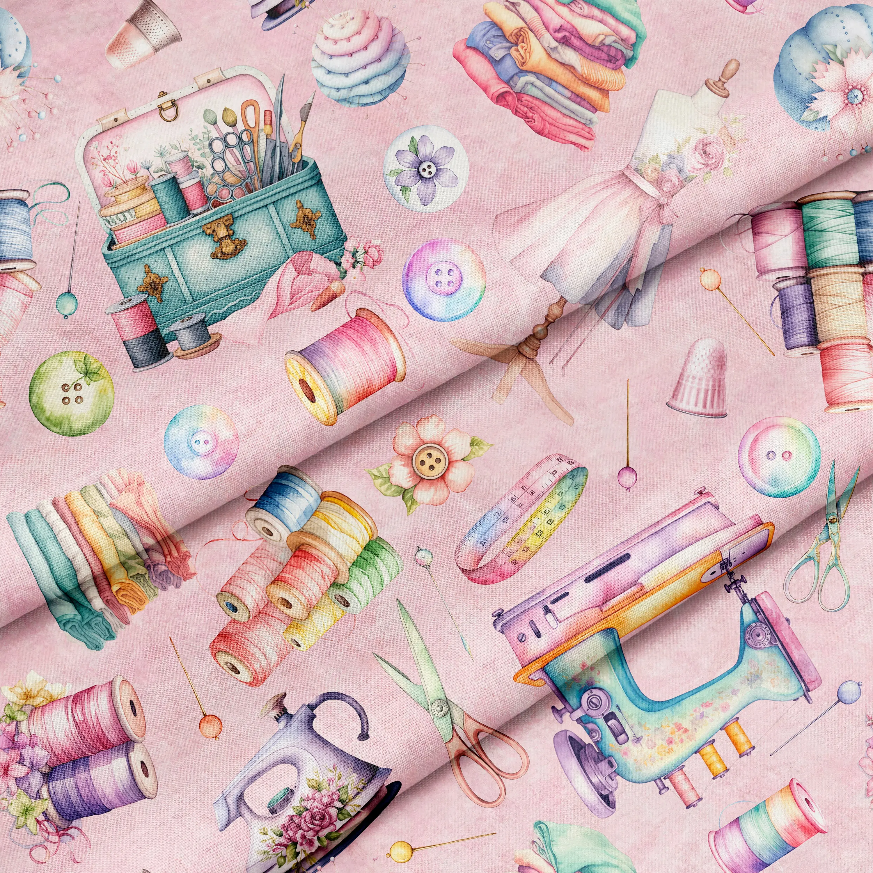 Threaded Dreams  – 100% Quilting Cotton Fabric by the Yard