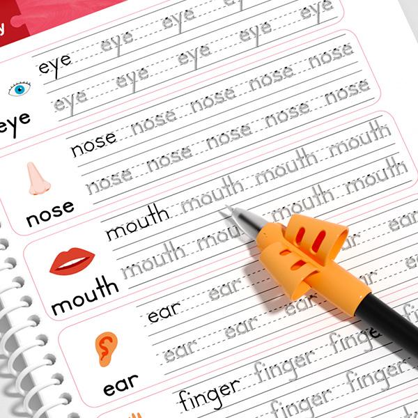 2026-TIMEX Reusable Grooved Handwriting Workbook for Kids, Learning Materials, 6 Books–Early Elementary,Math, Words, Drawing –Gift for Child,Easter's Day