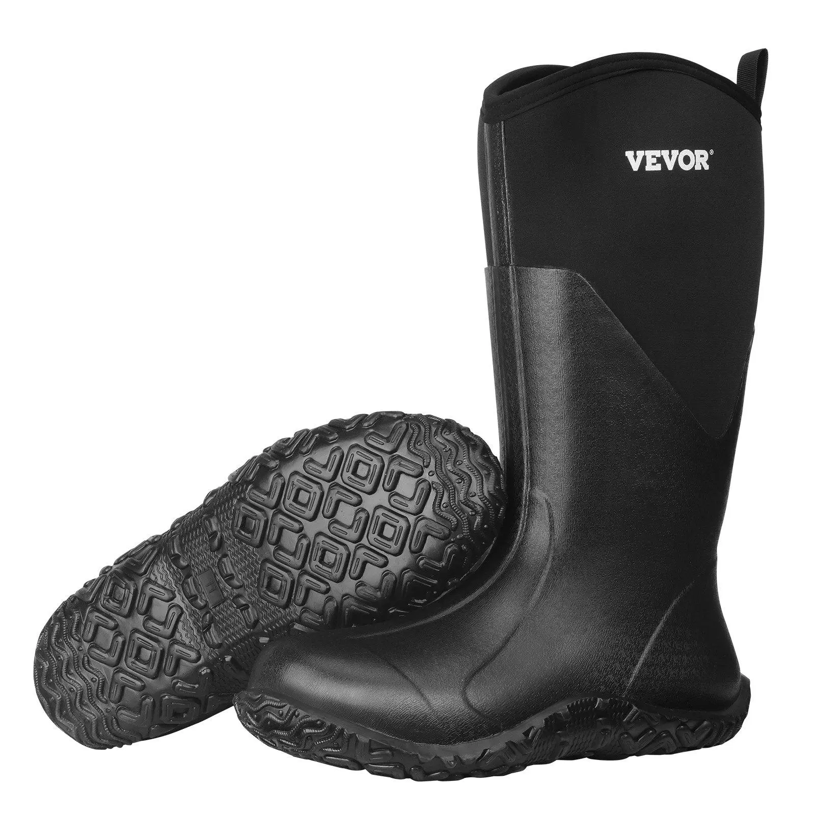 【summerfinds】Protective Footwear for Men Neoprene Rubber Work Boots Waterproof Size 12 US