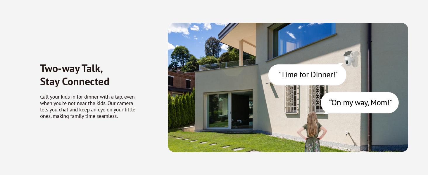 LaView 2K 3MP Solar Security Cameras Wireless Outdoor, Cameras for Home Security, 360° Pan & Tilt Home Security Cameras, IP65 Outdoor Camera, Color Night Vision, Two-Way Audio, Compatible with Alexa