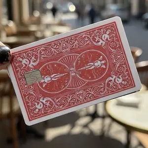 (2 Pack) Funny Playing Card Debit Card Skin High-Quality Vinyl Card Decal Credit Card Cover Scratch-Resistant Water-Resistant Everyday Accessories