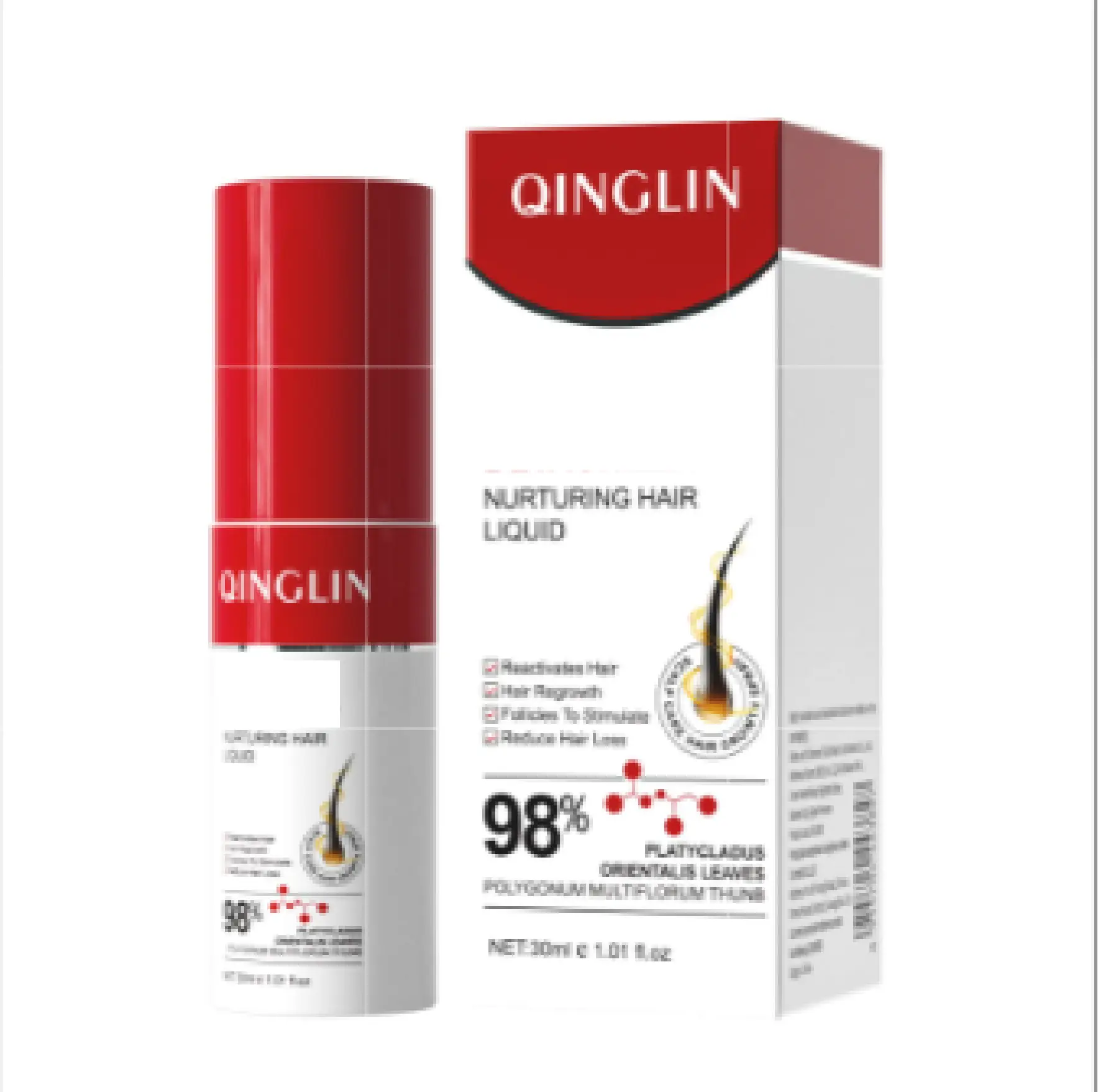 【QINGLIN】Hair conditioner spray can be used to revitalize hair and beard 30ml