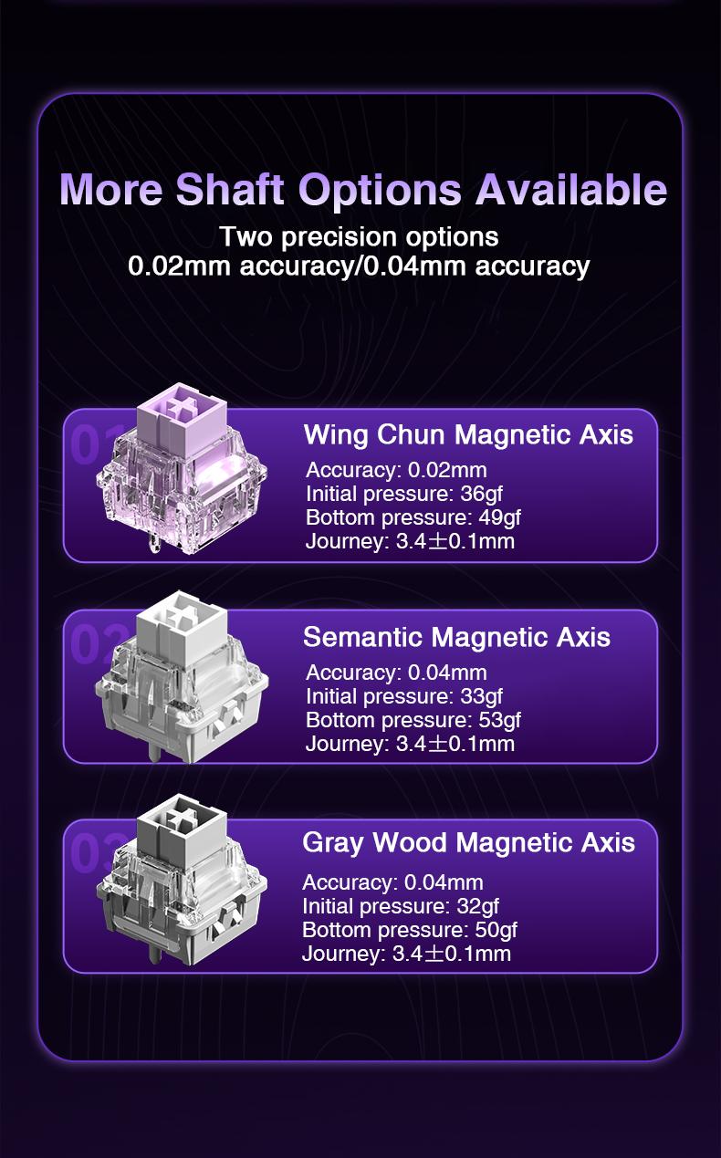 [New]AULA WIN60/68 HE Magnetic Switch Mechanical Gaming Keyboard 60%, Hall Effect, 0.01mm Rapid Trigger Mode Adjustable Actuation, 8000Hz Polling Rate, RGB Backlit Wired Keyboard for Windows Laptop PC gaming accessories TikTokShopfalldealsforyou