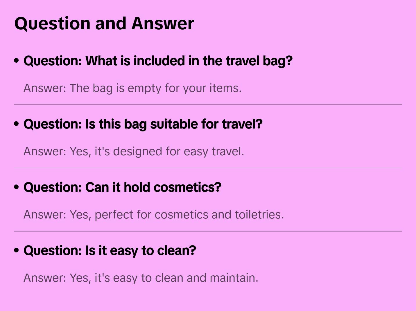 Spa Sciences Travel Bag