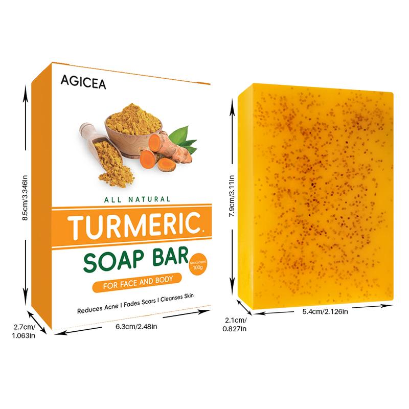 Lemon Turmeric 3pcs Kojic Acid Soap - Gentle Dark Spot Remover for Face Acne Cleanser Cream Cleansing turmeric soap Face Facial Skincare Radiant Comfort Lemon Turmeric 3pcs Kojic Acid Soap - Gentle Dark Spot Remover for Face Acne Cleanser Cream Cleansing turmeric soap Face Facial Skincare Radiant Comfort