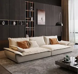 Ultra-Wide Italian Design Adjustable Backrest Sofa