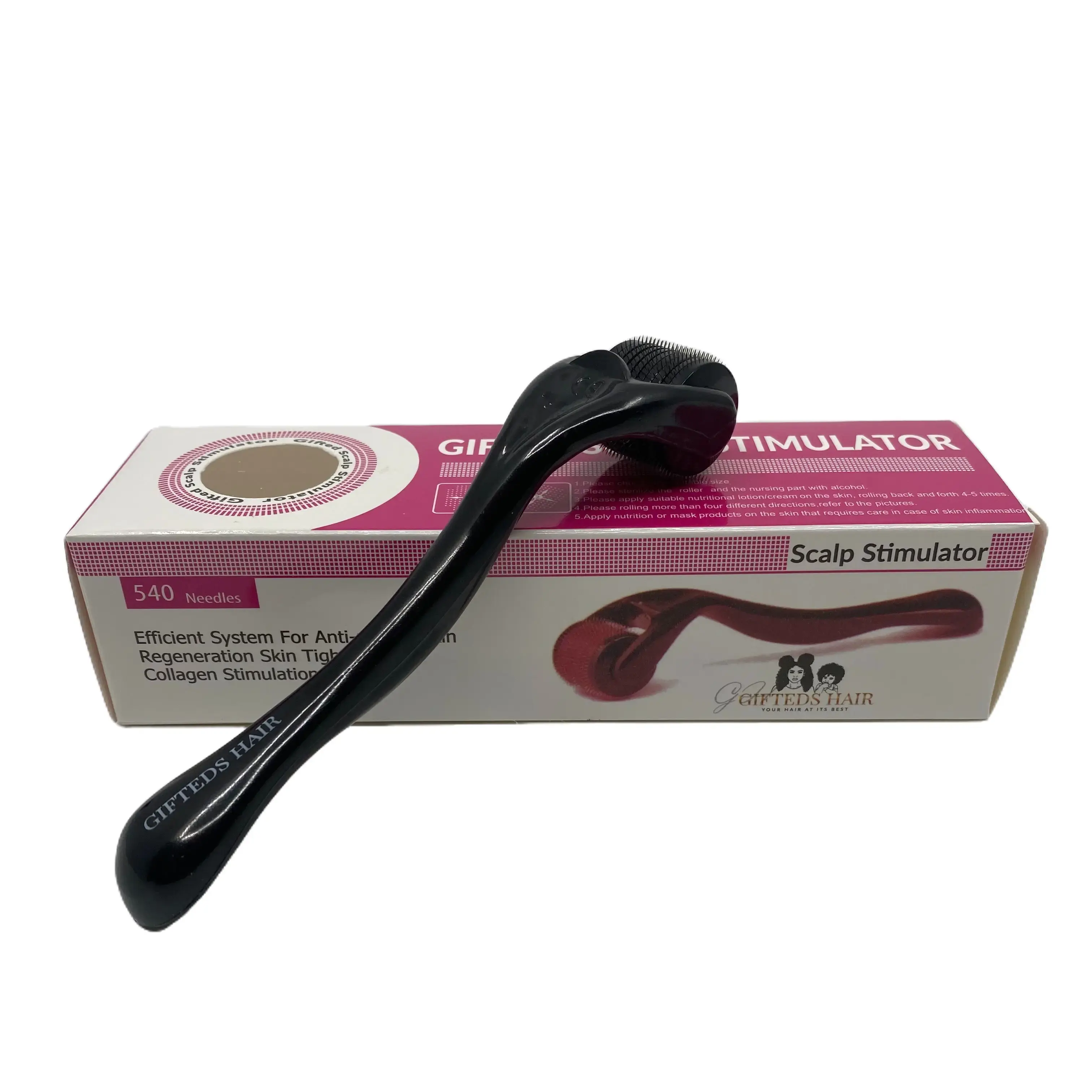 Gifted Scalp Stimulator for Deep-Seated Build-Up Removal and Scalp Rejuvenation Care, Derma Roller