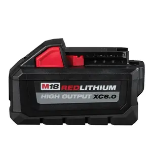 Milwaukee 48-11-1865 18V 6AH M18 REDLITHIUM HIGH OUTPUT XC6.0 Battery Pack