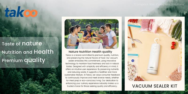 TAKOO Reusable Vacuum Sealer Bags – 4 BPA-Free Storage Bags with 4 Clips – Freezer, Microwave & Dishwasher Safe – Odor-Resistant, Leak-Proof – Compatible with TAKOO Vacuum Sealers TAKOO Reusable Vacuum Sealer Bags – 4 BPA-Free Storage Bags with 4 Clips – Freezer, Microwave & Dishwasher Safe – Odor-Resistant, Leak-Proof – Compatible with TAKOO Vacuum Sealers