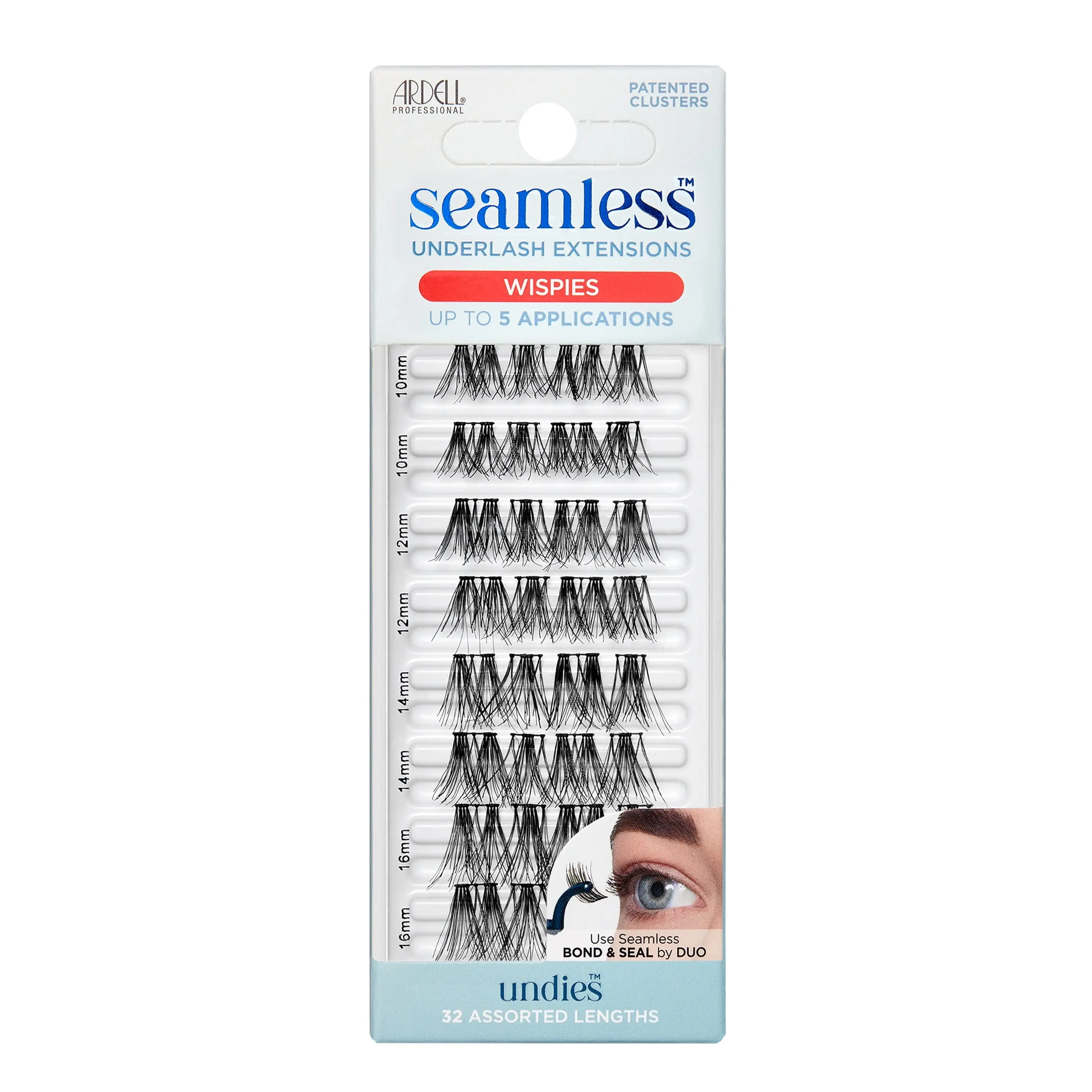 False Eyelashes Seamless Refill, Wispies, Black