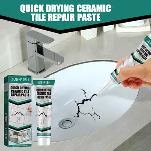 Tile repair paste, crack repair, quick-drying adhesive for tiles, marble, bathtubs, furniture, toilets. Tile repair paste, crack repair, quick-drying adhesive for tiles, marble, bathtubs, furniture, toilets.