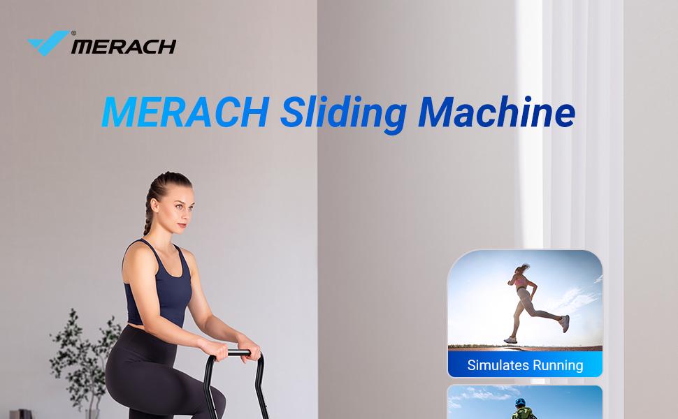 Merach Stair Stepper with Handlebar, LCD Display, 300LBS Capacity, Climber Exercise Machine for Workouts, Home Fitness Equipment for Women&Men