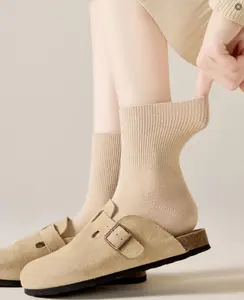 5 Pairs Everyday Crew Socks for Women & Men – Soft Fabric, Easy Fit