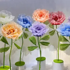 Dudan artificial flowers come in a variety of colors, including bright red and purple, and are suitable for Scandinavian and minimalist luxury styles. They are commonly used for decorating wedding rooms, cafes, holidays, birthdays, and other occasions.