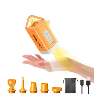 Portable Air Pump – Fast Inflation with LED & Mosquito Repellent Light for Pool Floats, Air Mattresses, Inflatable Sofas, Camping, Inflatable Toys & Storage Bags, 0.87PSI, 220L/min, 2000mAh Rechargeable,CAPSULE 06OR