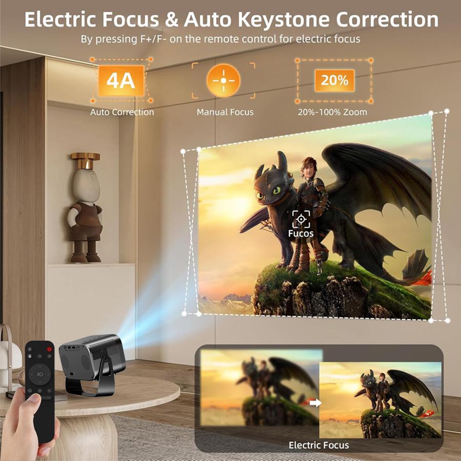 Projector,Support 4K/1280P HD Bluetooth Projector with Speaker,Outdoor Portable Movie Mini Projector,Compatible with Laptop,Smartphone,TV Stick,Xbox,PS5,Best Birthday Gift Screen Usb Audio Flash