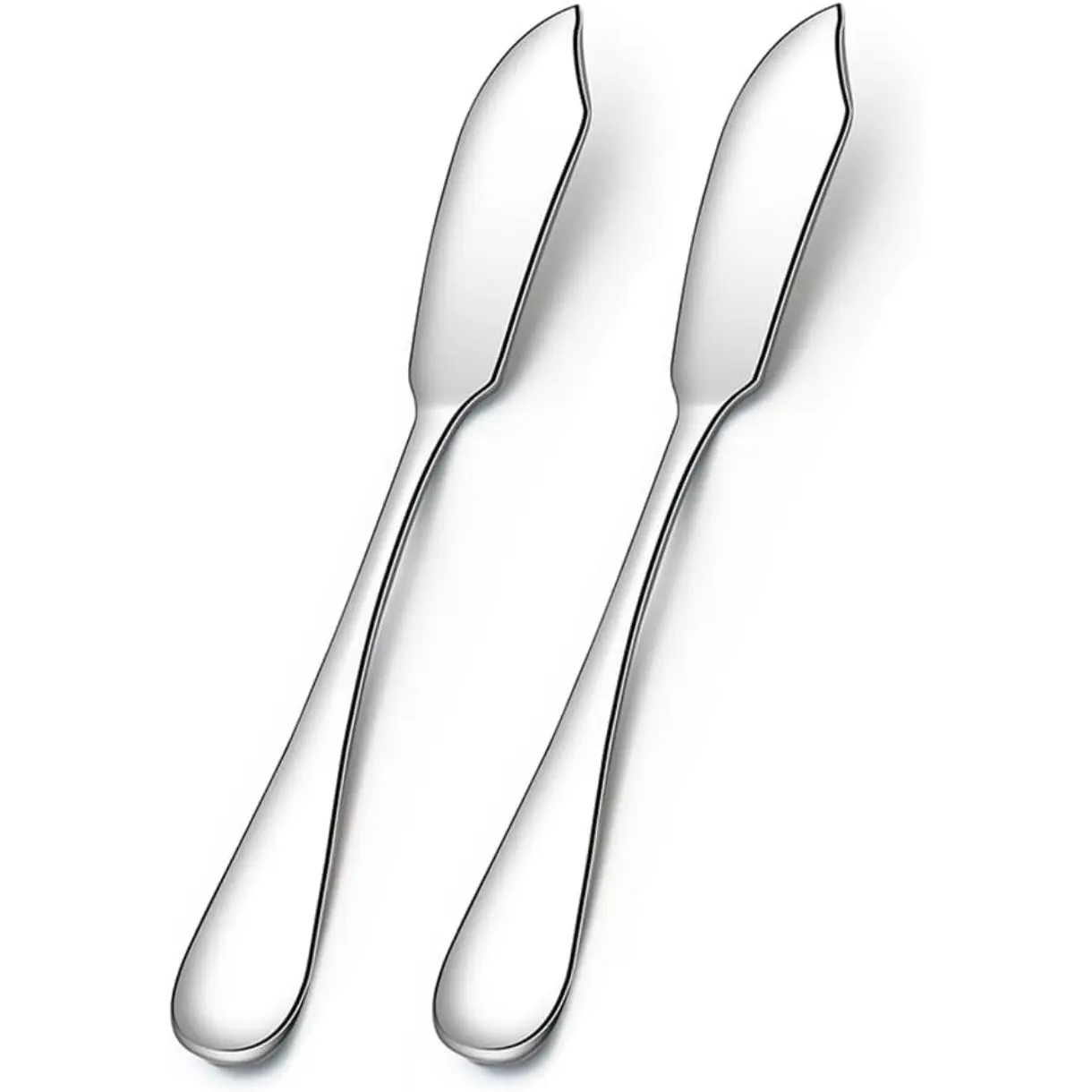 Stainless Steel Butter Knives, Cheese Knives, Butter Spreader for Kitchen Restaurant Party,Set of 2