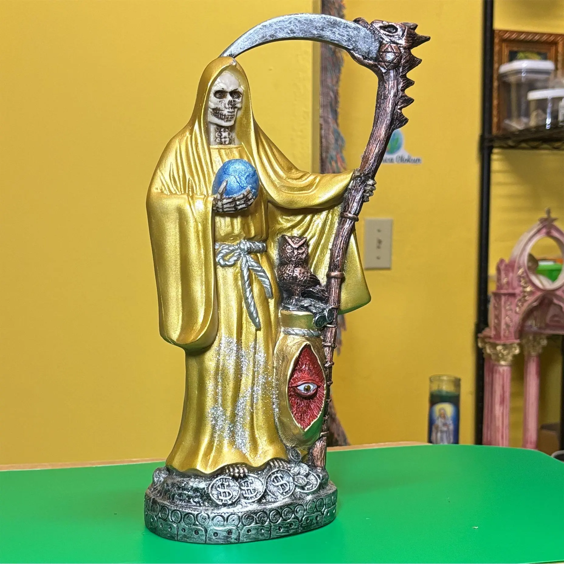 santa-muerte-statue-gold-13-inch-charged-curada-tiktok-shop