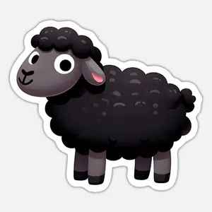 BLACK SHEEP for the Black Sheep of the family Sticker Spreadshirt