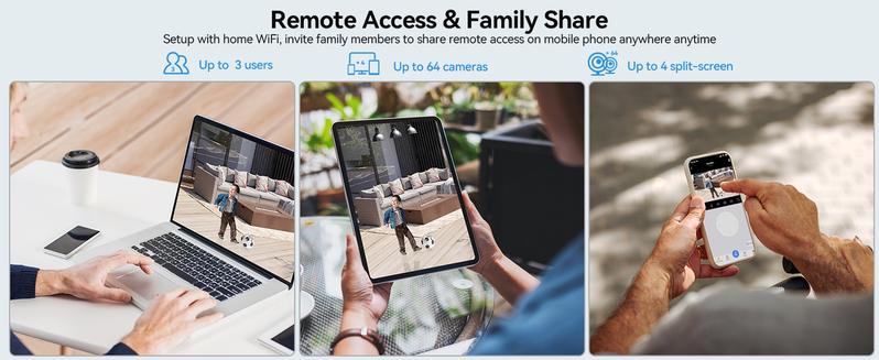 4MP Window Camera with Full-Color Night Vision, 4mm Blacklight Lens, AI Motion Detection, Two-Way Audio, Dual-Band WiFi