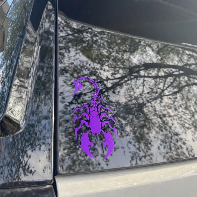Scorpion Universal Car Window Decal, Vinyl Sticker with Multiple Color Options for Cars & Trucks, Universal Car Sticker