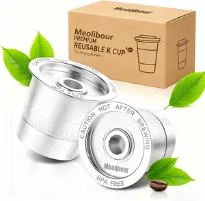 K Cups Coffee Pods 2 Pack Reusable Keurig 1.0: Stainless Steel Refillable K Cup Reusable Coffee Filter Keurig 1.0 Coffee Maker Eco-Friendly Innovative Design