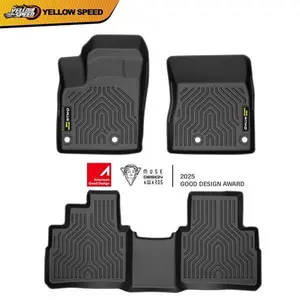 2 Rows TPE Floor Mats For 2021-2024 Nissan Rogue All Weather Anti-Slip  Liners Car Mats