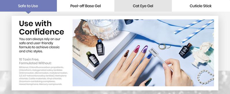Beetles Cat Eye Gel Polish Set, DIY Nails at home gift Bunny Cutics Cosmetic Manicure Gift for women girls Fall Nail Halloween Nail Black Friday Winter Nail Christmas Gift