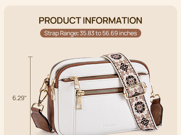 Telena Valentine's Day gift Crossbody Purse for Women Small Crossbody Bags Trendy Vegan Leather with Adjustable Strap Crossbody Kindle Gift Compact &Waterproof Design  gift for her