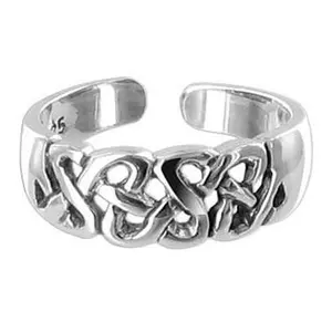 925 Sterling Silver Celtic Toe Ring
