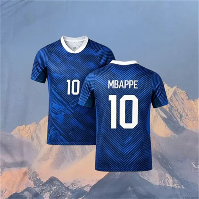 2026 France Home Mbappe No.10 Short sleeve Soccer jersey