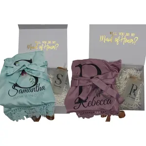BRIDESMAID Gifts.Bridesmaid Proposal.Bridesmaid Robes.Will You Be My Bridesmaid Proposal Box.Personalized Bridesmaid Gift Set.Bridal Party