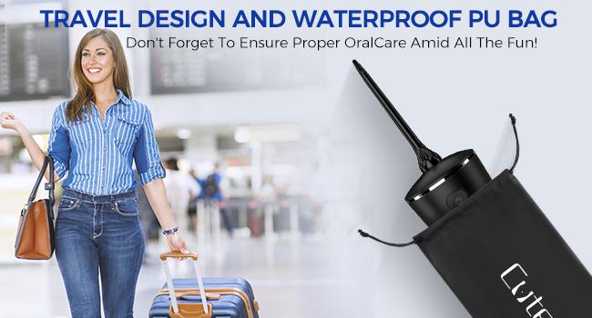 350ML 7-in-1 Cordless Water Flosser,Powerful Oral Irrigator with 5 Pressure Modes and 7 Jet Tips, Ideal Gift for Everyone Christmas Gifts Holiday Gift