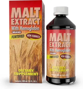 Malt Extract Natural Healthcare Dietary Supplement, Supports Hemoglobin Levels, 16 Fl Oz (1 Pack)