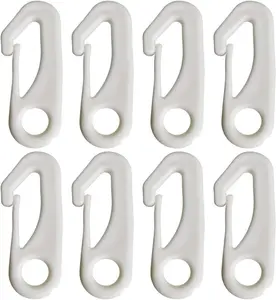 TTSAM Profession Flag Pole Clip Snap Hooks Durable Nylon Flag Clips Flag Pole Accessory - Attach Flags Hooks to Halyard Rope and Buckle the Flag(Pack of 8)