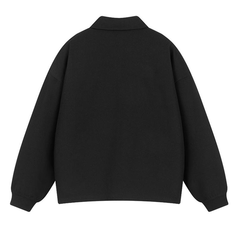 Men's Vintage Heavyweight Polo Shirt Long Sleeve T-Shirt Autumn Trendy Brand Turn-Down Collar Base Shirt Loose Top Gift for Husband Father Men's Vintage Heavyweight Polo Shirt Long Sleeve T-Shirt Autumn Trendy Brand Turn-Down Collar Base Shirt Loose Top Gift for Husband Father