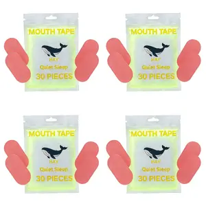 Mouth Tape for sleeping,120Pcs-4 months supply, mouth tape,Pink,gentle, adhesion for better sleep Healthcare 30 Pcs-Black Mouth Tape Gentle Adhesion strong adhesive sleep strip Soft
