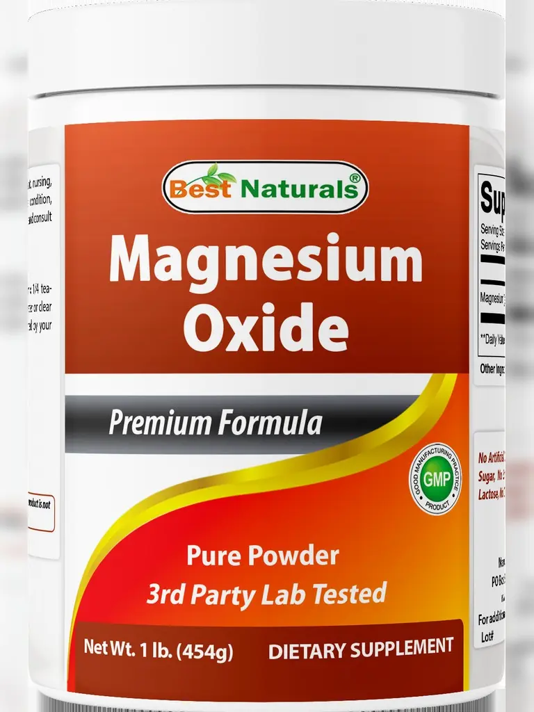 Best Naturals Pure Magnesium Oxide Powder 1 Pound