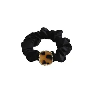 Korean-Inspired Luxe Acetate Hair Tie – Chic Ponytail and Bun Holder